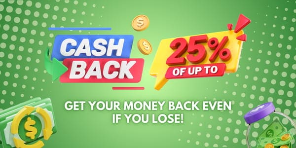 Promotional banner highlighting local wallet deposits and payout options